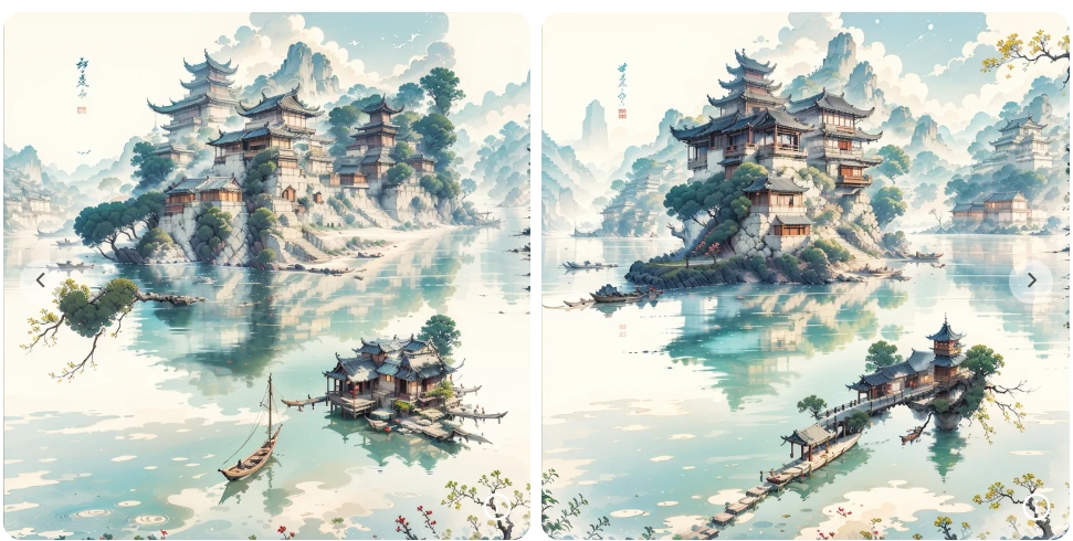 教程:山水藏字,如何用AI绘画将名字藏在画中-表哥项目库